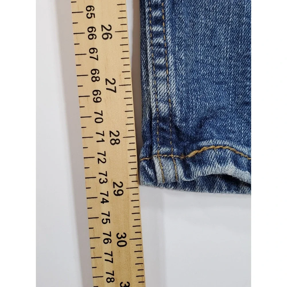 Levis 505 Regular Fit Jeans Mens 34x30 Blue Denim Straight‎ Leg Classic 5-Pocket